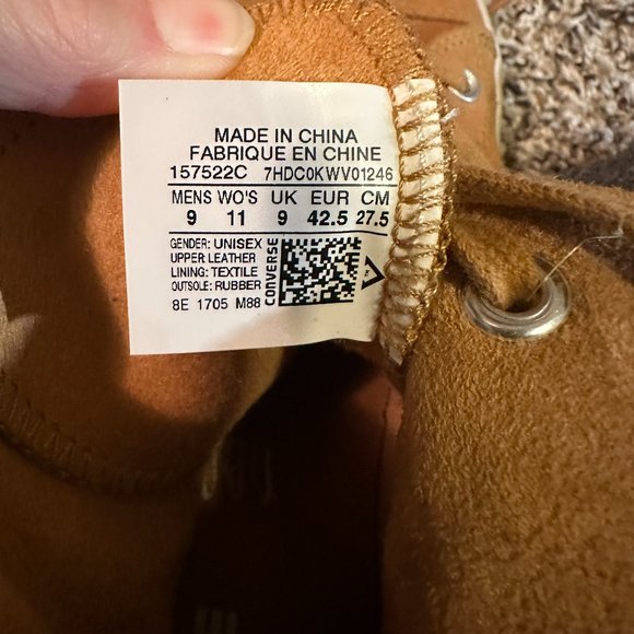 Men's Suede Converse - Picture 3 of 3